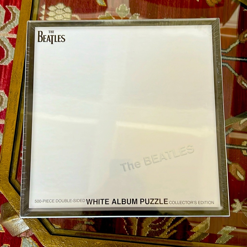 The Beatles 500 Piece Double Sided White Album Puzzle Collector’s Addition